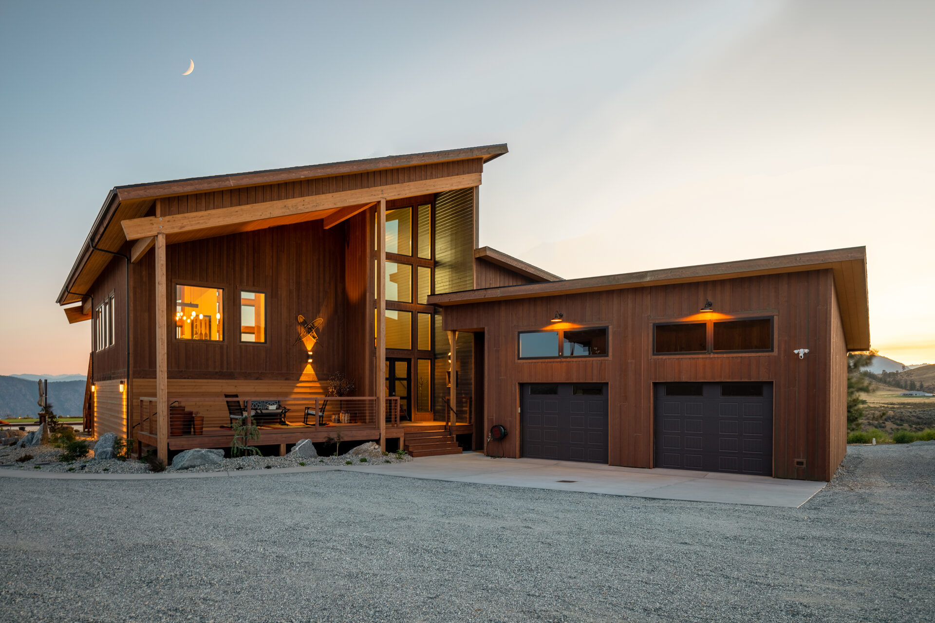 Chelan Trails — residential architecture, Manson, WA