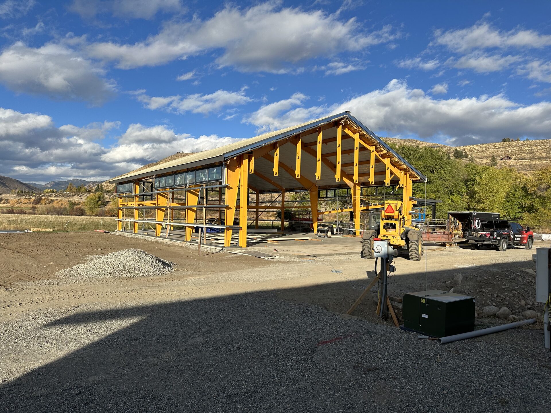 Hang Time — commercial architecture, Winthrop, WA